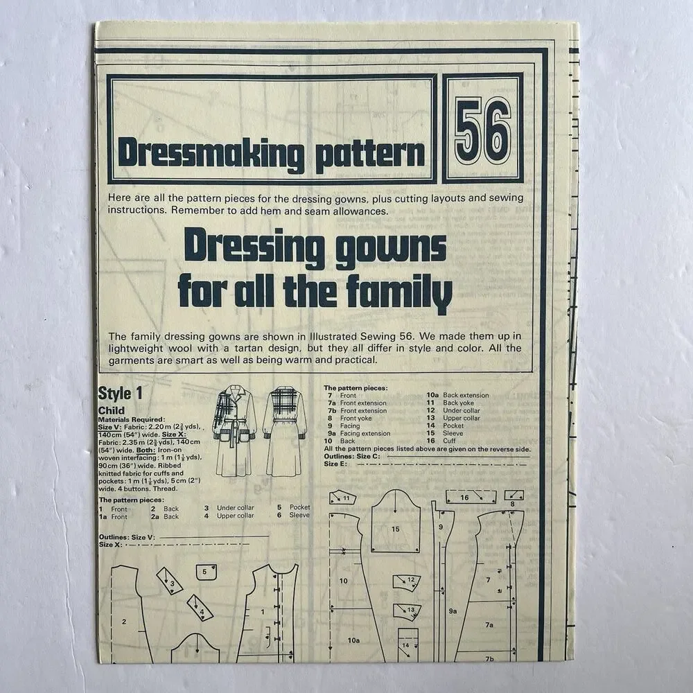 Vintage Designer Sewing Patterns Uncut Lot Of 4 Shirt Robe Summer Casual Jacket